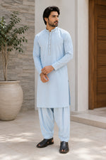 Ice Blue Classic Suit