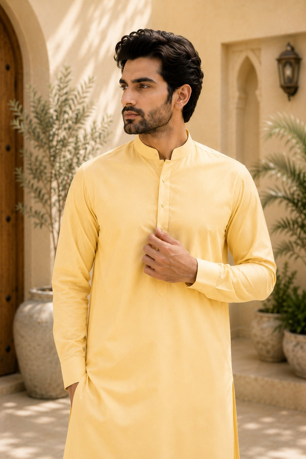 Sunshine Yellow Classic Suit