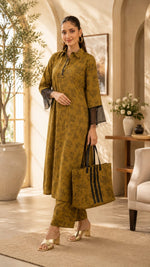 Olive Black Contrast 3-Piece